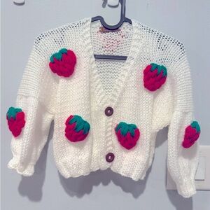 Handmade knit cardigan